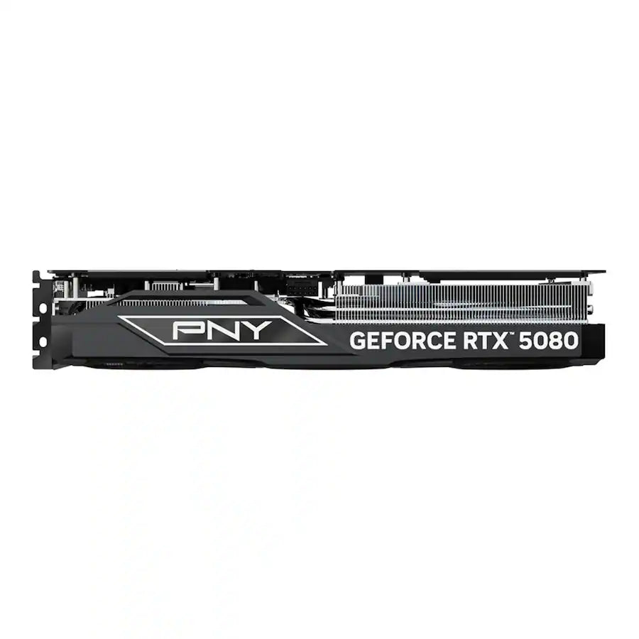 PNY NVIDIA GeForce RTX 5080 Overclocked 16GB GDDR7 Graphics Card – Triple Fan