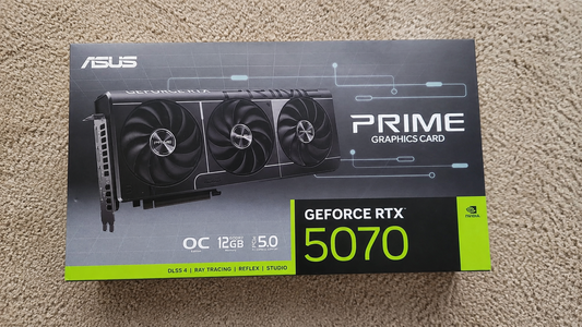 ASUS Prime GeForce RTX 5070 12GB GDDR7 Graphics Card – Brand New